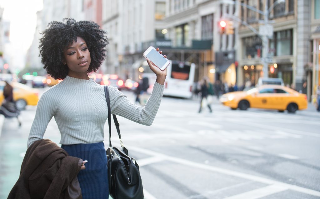 women rideshare